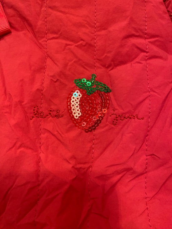 Konges Slojd Strawberry Jacket Pink Organic Cotton Girls 5-6Y - Picture 2 of 6